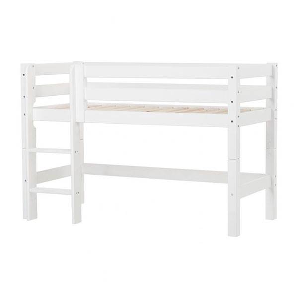 Hoppekids Eco Luxury Halvhøj Seng Med Stige 70x160  : Erling Christensen Møbler