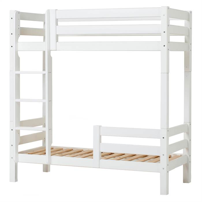 Hoppekids Eco Luxury Høj Køjeseng Med Stige Og Sengehest 70   160 Cm  : Erling Christensen Møbler