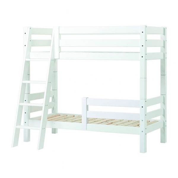 Hoppekids Eco Luxury Køjeseng Med Sengehest Og Skrå Stige 70x160 Cm  : Erling Christensen Møbler