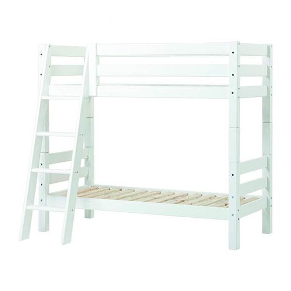 Hoppekids Eco Luxury Køjeseng Med Skrå Stige 70x160 Cm  : Erling Christensen Møbler