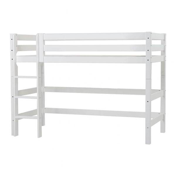Hoppekids Eco Luxury Mellemhøj Seng Med Stige 90x200 Cm  : Erling Christensen Møbler