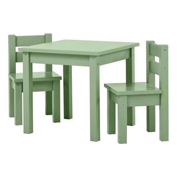 Hoppekids Mads Børnesæt Bord Og   Stole Pale Green Pale Green : Erling Christensen Møbler
