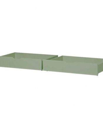 Hoppekids Skuffesæt På Hjul  Til 70x160  Pale Green Pale Green : Erling Christensen Møbler