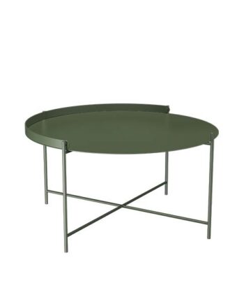 Houe Edge Sidebord ø76 Cm Olive Green  : Erling Christensen Møbler