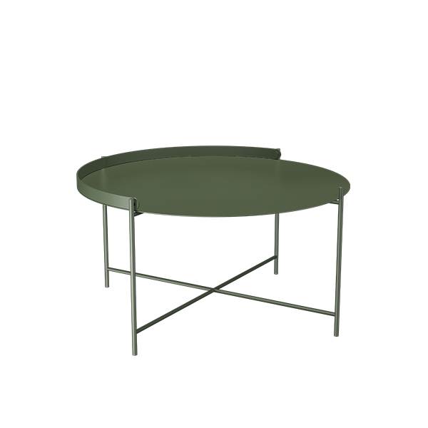 Houe Edge Sidebord ø76 Cm Olive Green : Erling Christensen Møbler