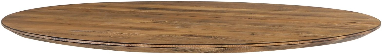 House Of Sander Boston Rund Bordplade Egetræ Vintage ø128 Cm