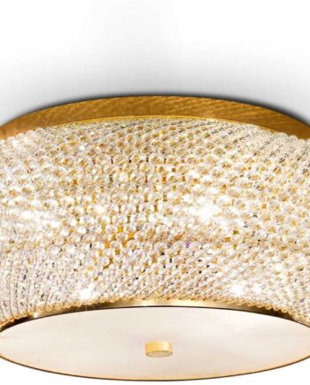 Ideal Lux Pasha Loftslampe Guld Og Krom ø55   21 Cm 10   E14