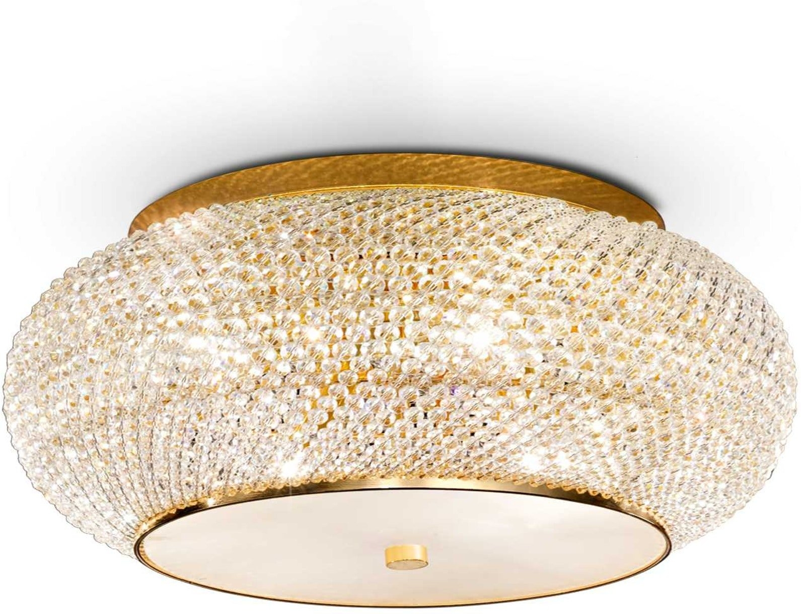 Ideal Lux Pasha Loftslampe Guld Og Krom ø55 21 Cm 10 E14