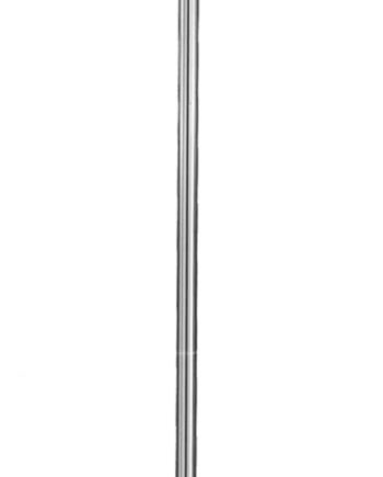 Indendørs Gulvlampe Ideal Lux Opera ø38 5xh163 Cm Hvid Krom Med Krystalvedhæng