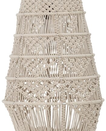 Indendørs Pendellampe Creative Collection Wanda Natur Bomuld ø36   H106 Cm Justerbar Snor 250 Cm