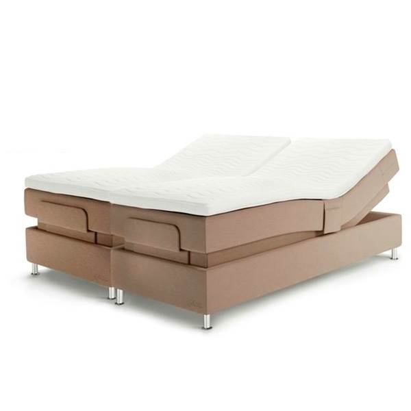 Jensen Prestige Aqtive   Elevationsseng Sleep Iii 180x200 Cm Beige Blød Medium  : Erling Christensen Møbler