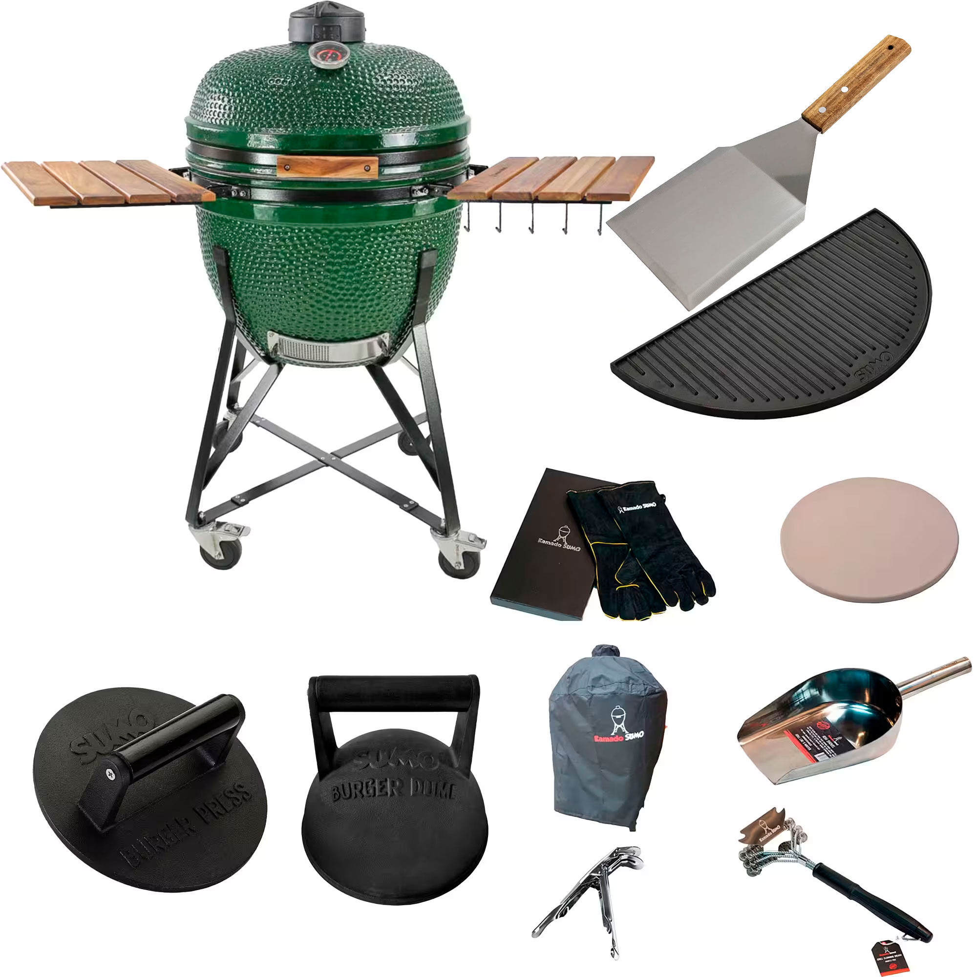 Kamado Sumo Maxi Grøn Smashpakke