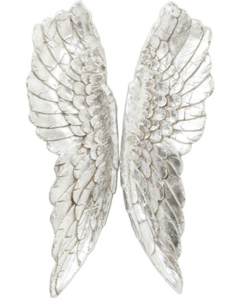 Kare Design Angel Wings Vægdekoration Sølv Polyresin  106x61