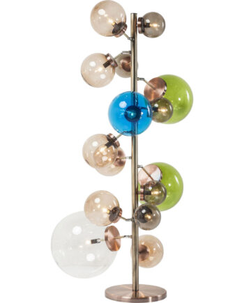 Kare Design Balloon Colore Led Gulvlampe Multifarvet Akryl Kobber Stål