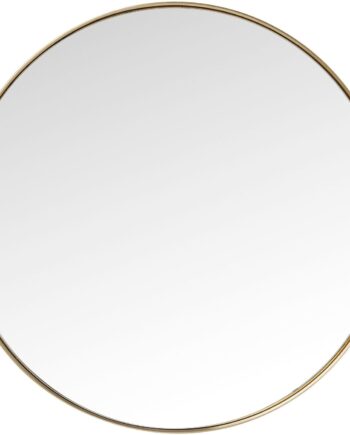 Kare Design Curve Round Spejl Spejlglas Og Messingbelagt Ramme  Rund    100
