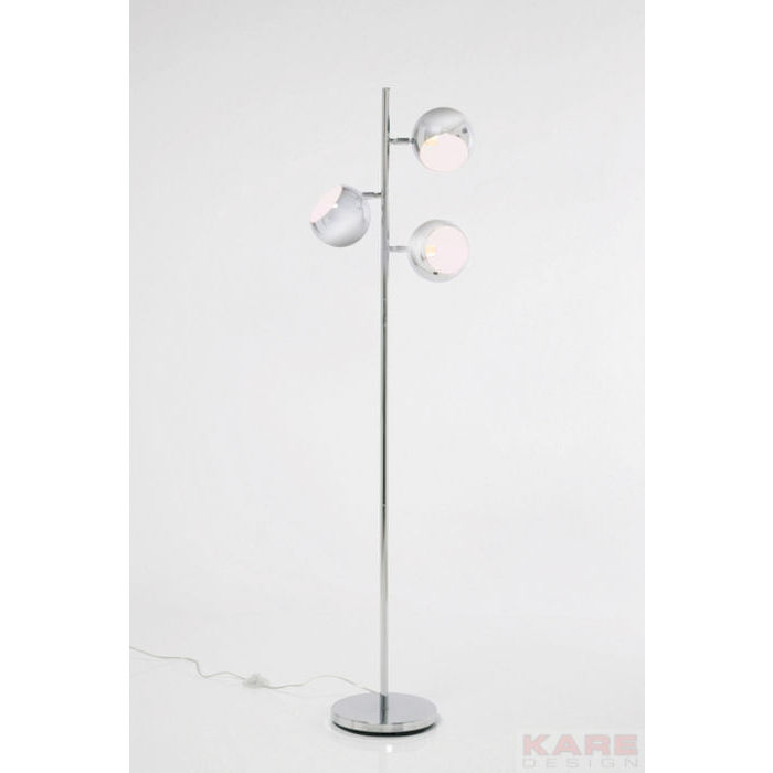 Kare Design Gulvlampe Calotta Krom