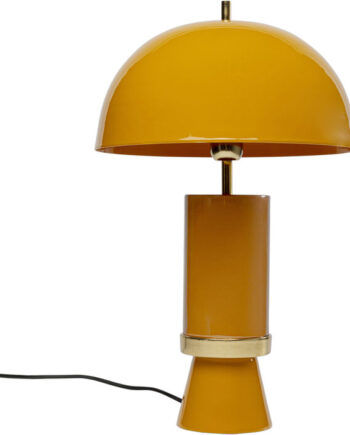 Kare Design Josy Bordlampe Gul Og Okkergul Emalje Stål
