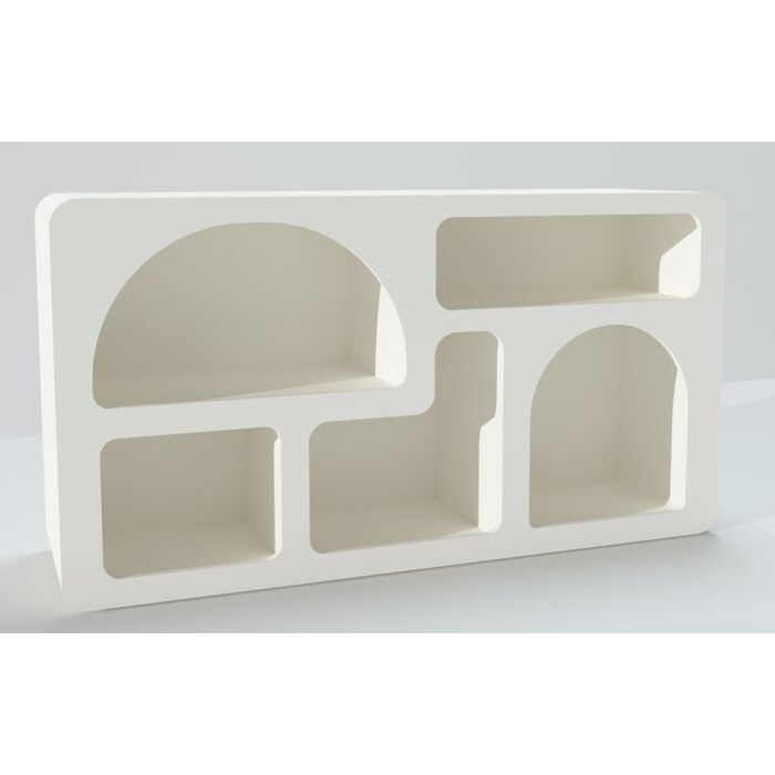Kare Design Paco Væghylde Rektangulær Hvid Mdf 140x75