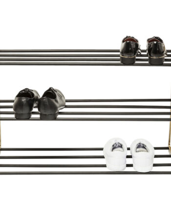 Kare Design Walk Big Skohylde Messing Og Sort Metal       Hylder