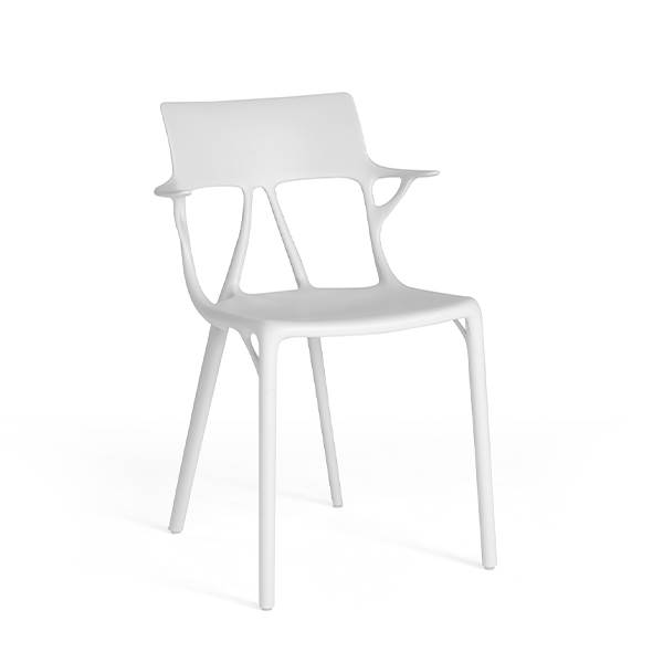 Kartell      Spisebordsstol Hvid  : Erling Christensen Møbler