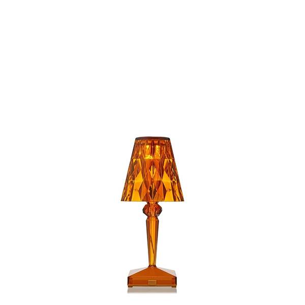 Kartell Battery Bordlampe Transparent Amber