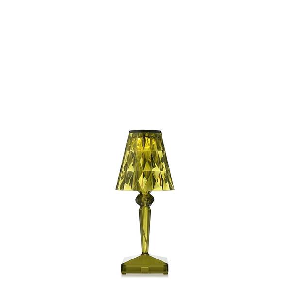 Kartell Battery Bordlampe Transparent Green