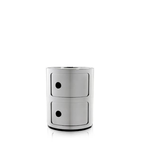 Kartell Componibili Metal Opbevaringsmøbel   Rum Krom  : Erling Christensen Møbler