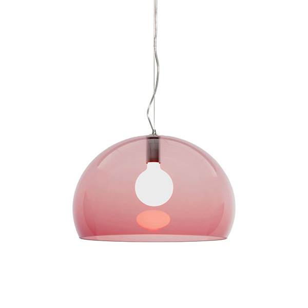 Kartell Fl   Pendel Transparent Bourdeaux  : Erling Christensen Møbler