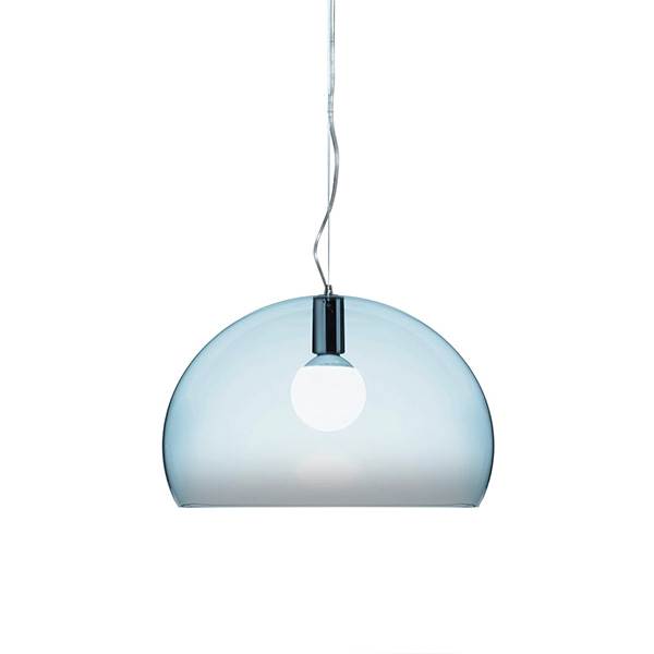 Kartell Fl   Pendel Transparent Cloud Blue  : Erling Christensen Møbler