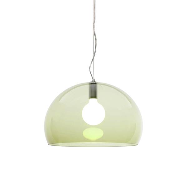 Kartell Fl   Pendel Transparent Olive Green  : Erling Christensen Møbler