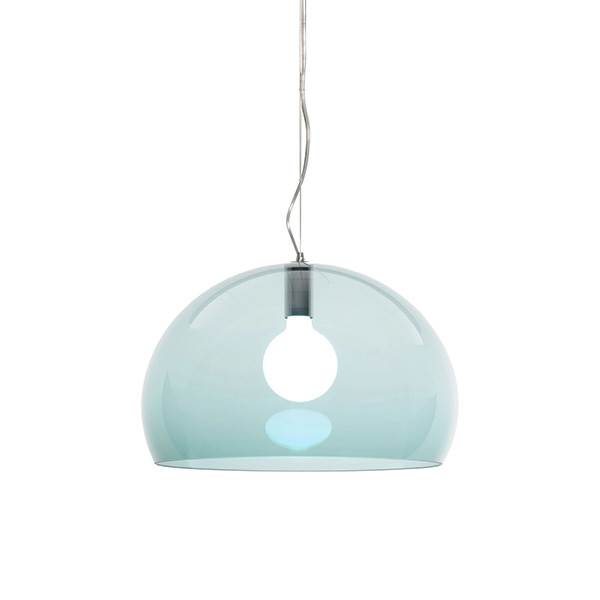 Kartell Fl   Pendel Transparent Petrol  : Erling Christensen Møbler