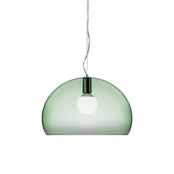 Kartell Fl   Pendel Transparent Sage Green  : Erling Christensen Møbler