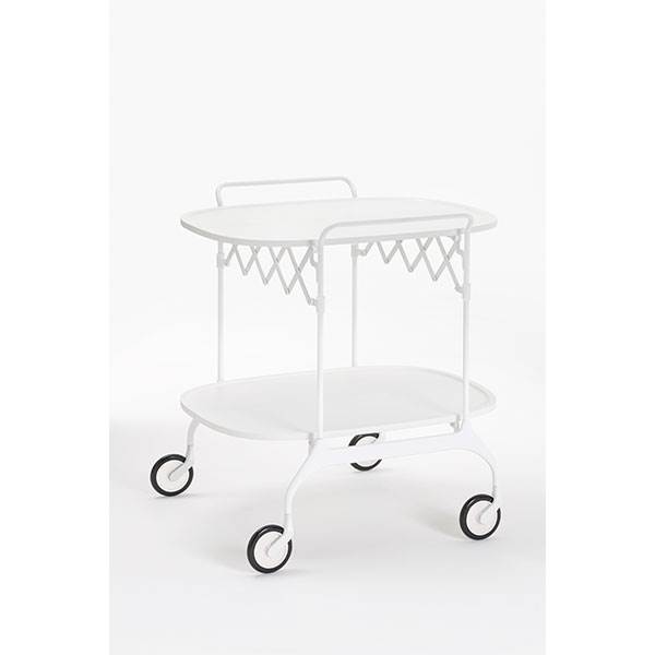 Kartell Gastone Rullebord Hvid : Erling Christensen Møbler