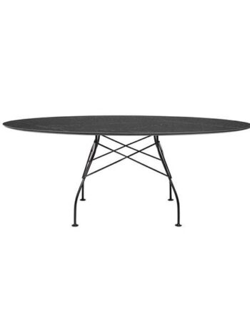 Kartell Glossy Marble Oval Spisebord  : Erling Christensen Møbler