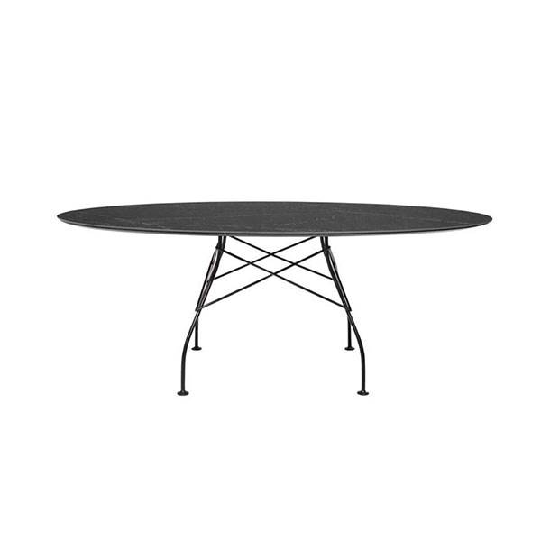 Kartell Glossy Marble Oval Spisebord  : Erling Christensen Møbler