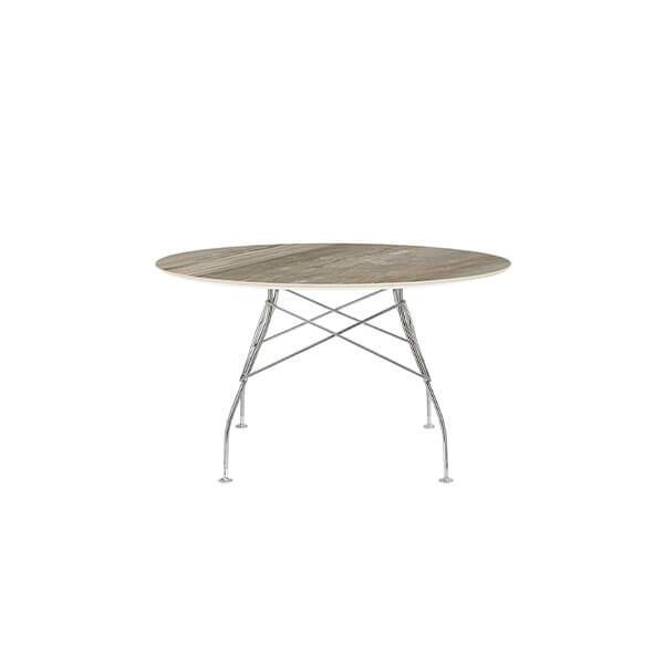 Kartell Glossy Spisebord ø128 Cm   : Erling Christensen Møbler
