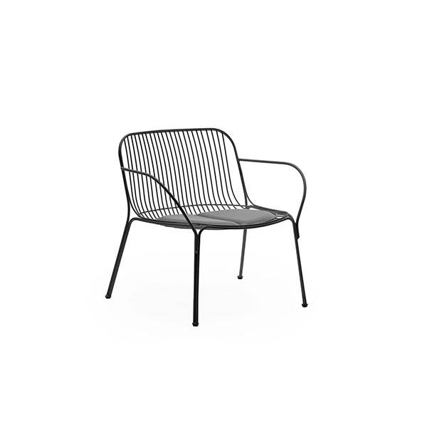 Kartell Hiray Loungechair Sort  : Erling Christensen Møbler