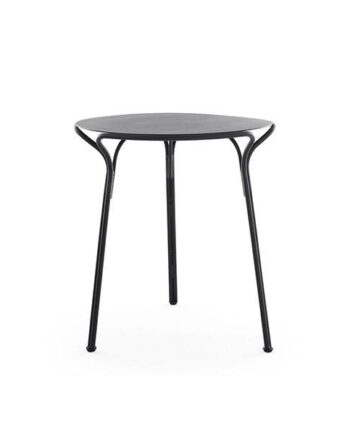 Kartell Hiray Rundt Havebord Sort  : Erling Christensen Møbler