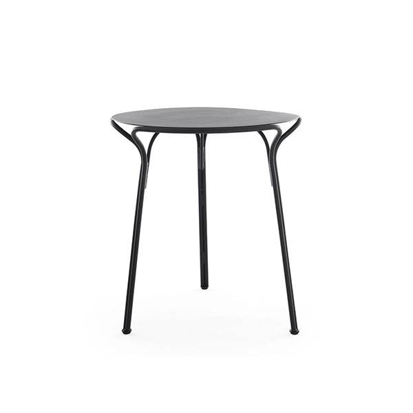 Kartell Hiray Rundt Havebord Sort  : Erling Christensen Møbler