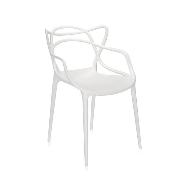 Kartell Masters Spisebordsstol Hvid  : Erling Christensen Møbler