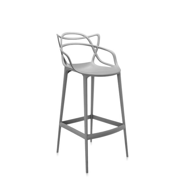 Kartell Masters Stool Barstol Grey 75cm   : Erling Christensen Møbler