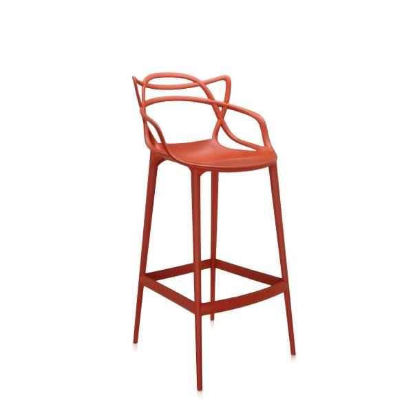 Kartell Masters Stool Barstol Rusty Orange 75cm   : Erling Christensen Møbler
