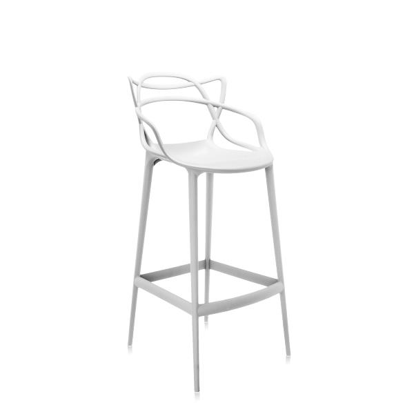 Kartell Masters Stool Barstol White 75cm   : Erling Christensen Møbler