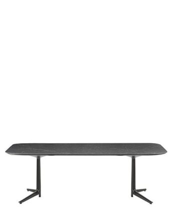 Kartell Multiplo   Spisebord Sort Marmor