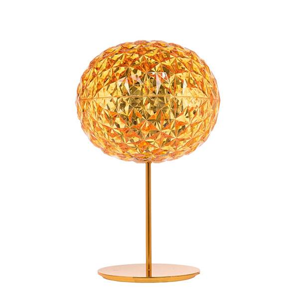 Kartell Planet Led-bordlampe Med Fod Yellow  : Erling Christensen Møbler