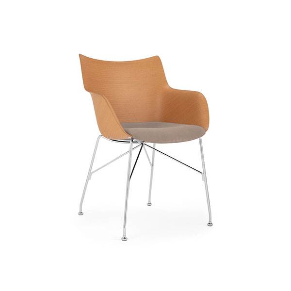 Kartell   Wood Spisebordsstol Med Armlæn  : Erling Christensen Møbler