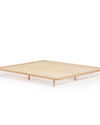 Kave Home Anielle Sengeramme Natur Asketræ  160x200