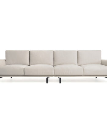 Kave Home Galene   Pers  Sofa Beige Genbrugsfibre Og Jern
