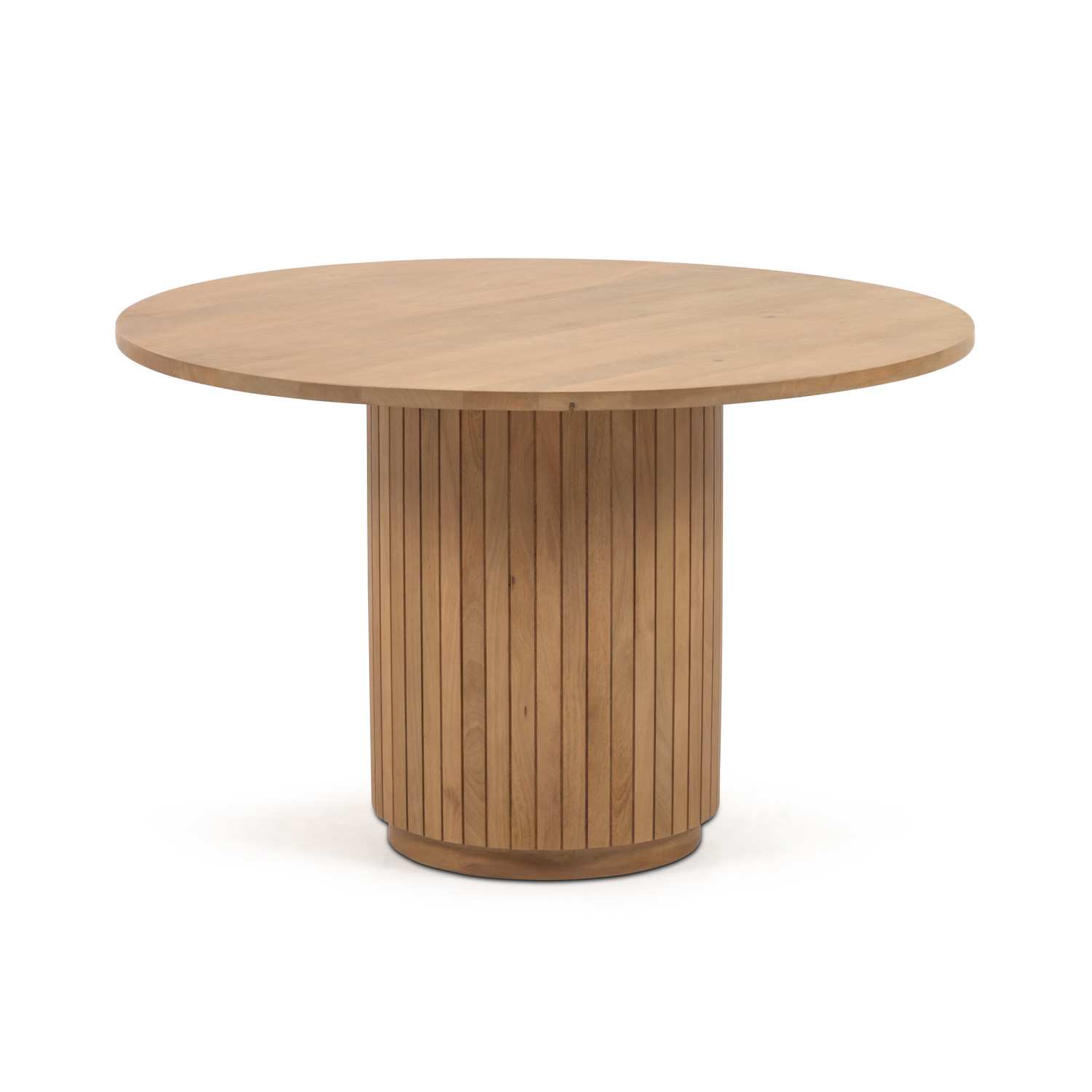 Kave Home Licia Spisebord  Rund Natur Mangotræ  ø120