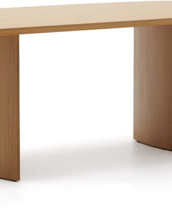 Kave Home Litto Spisebord Egetræsfiner Mdf 200x100 Cm Natur